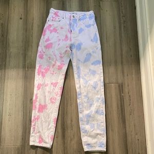 tie-dye jeans